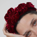 Factory Affordable Price Woman Scrunchy Hair Band Luxury Golden Velvet Cloth